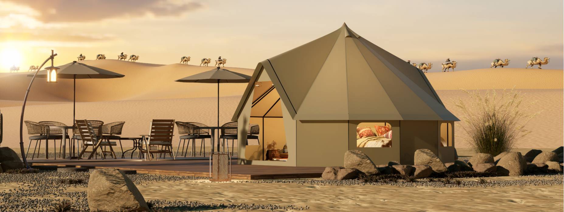 宣化区露营酒店帐篷产品